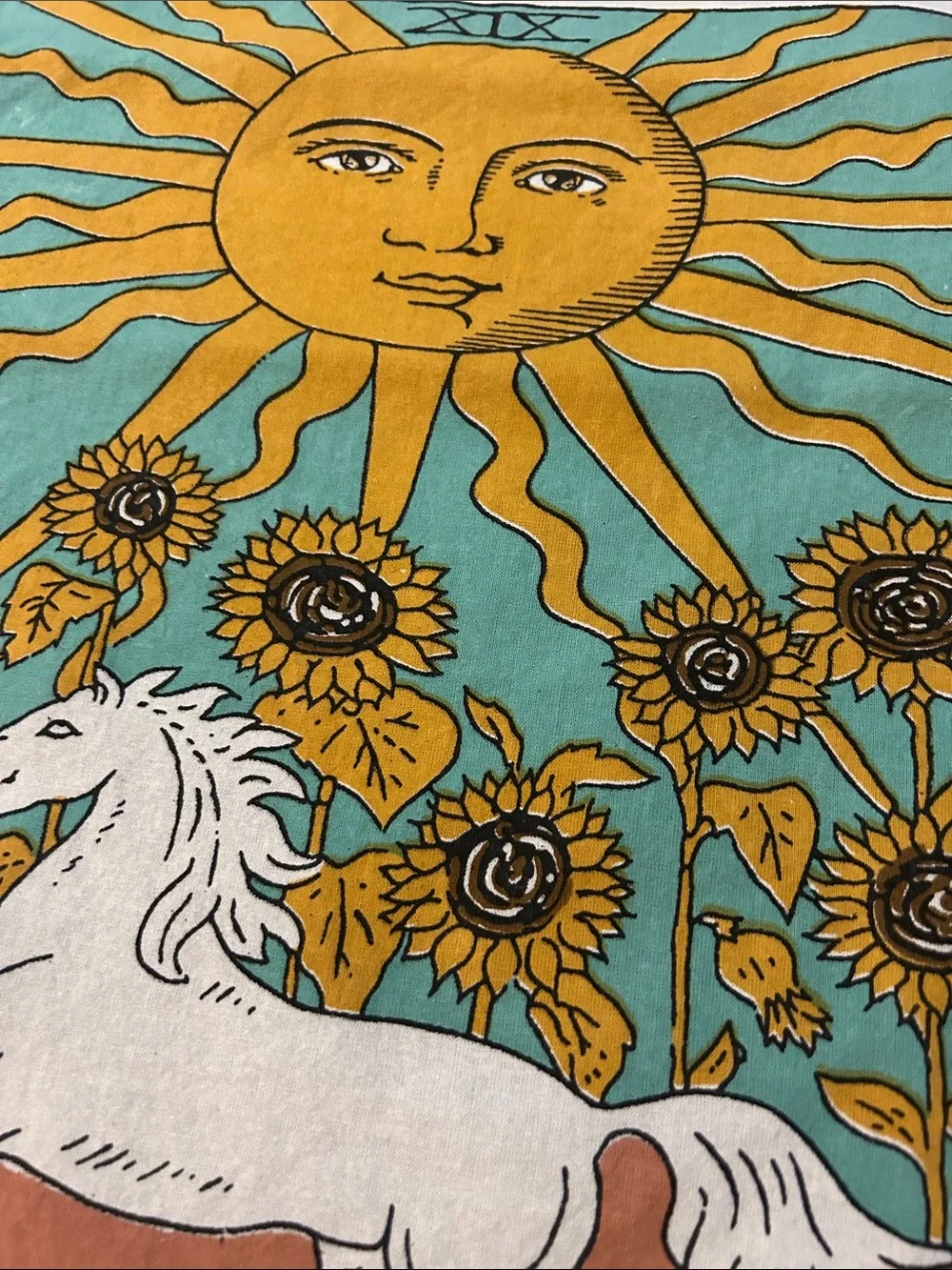 URBAN OUTFITTERS Set of 3 Tarot Card Art Wall Tapestries - Moon, Sun & Star